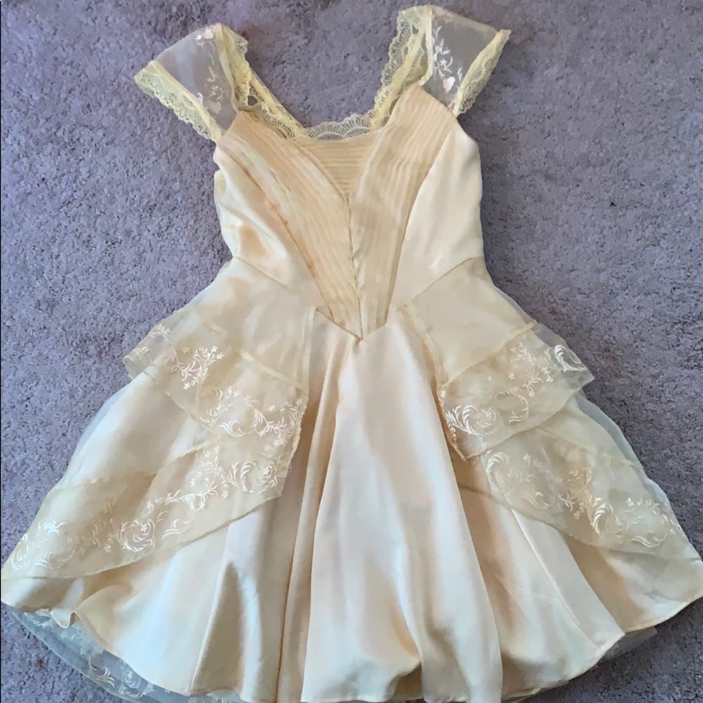 Beauty and the beast Disney belle cosplay dress